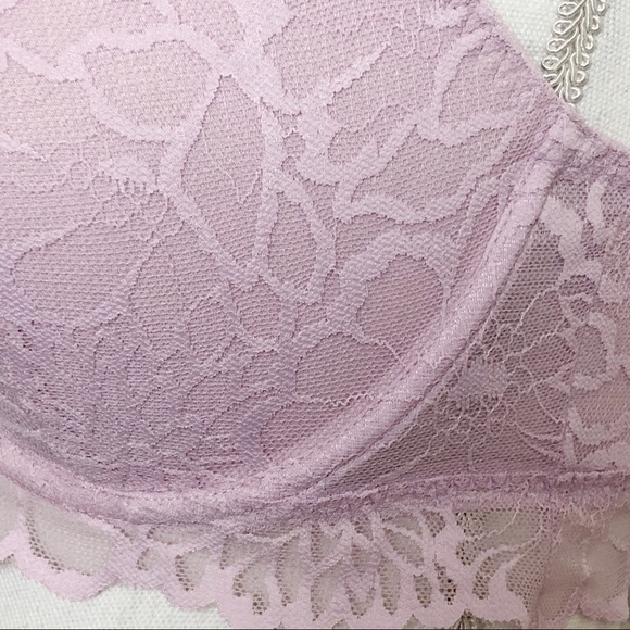 PINK VICTORIA'S SECRET Lilac Lace Bralette - Picture 10 of 16